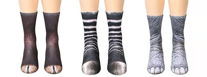 [Pupule holomua] [ププレホロムア]レディース 靴下 猫 動物 足 おもしろ アンクル ハイ ソックス 3点セット