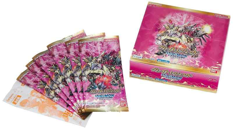 Card Games - BANDAI デジモンカードゲーム ブースター グレイトレジェンド【BT-04】(BOX)
