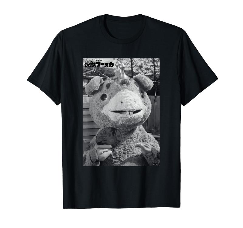 快獣ブースカシリーズ リアルスチール モノクロ Tシャツ