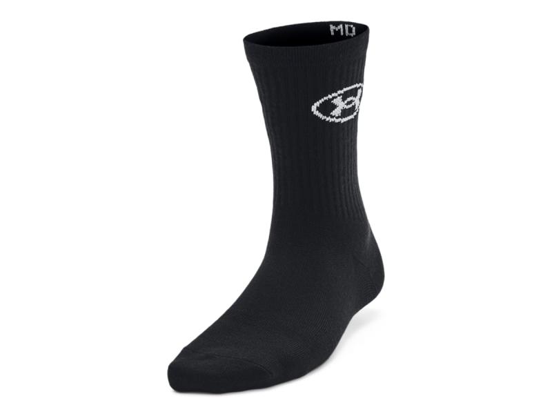 [Under Armour] スポーツソックス UAエッセンシャル ノベルティ クルー ソックス (3足セット) レディース