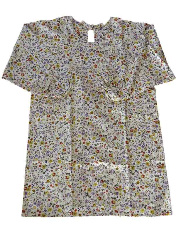 【 上質 な 日本 製 割烹着 】【 花 柄系 割烹着 人気 NO1 】【老舗の定番】 かわいい 花 柄の 割烹着 ..