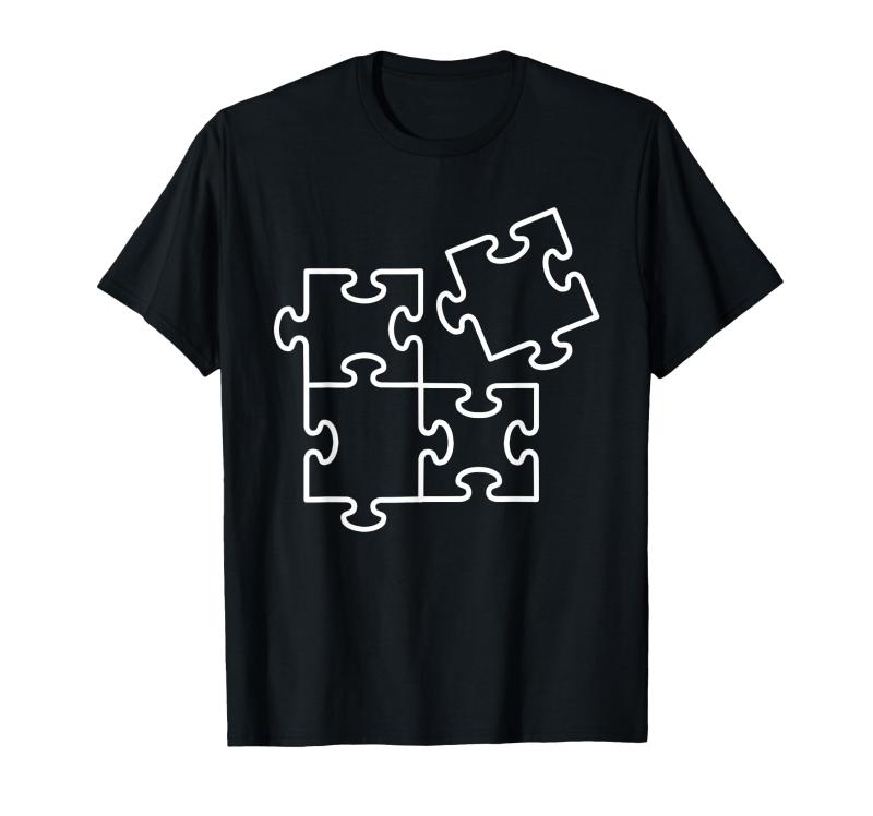 ジグソーパズルのピース Tシャツ