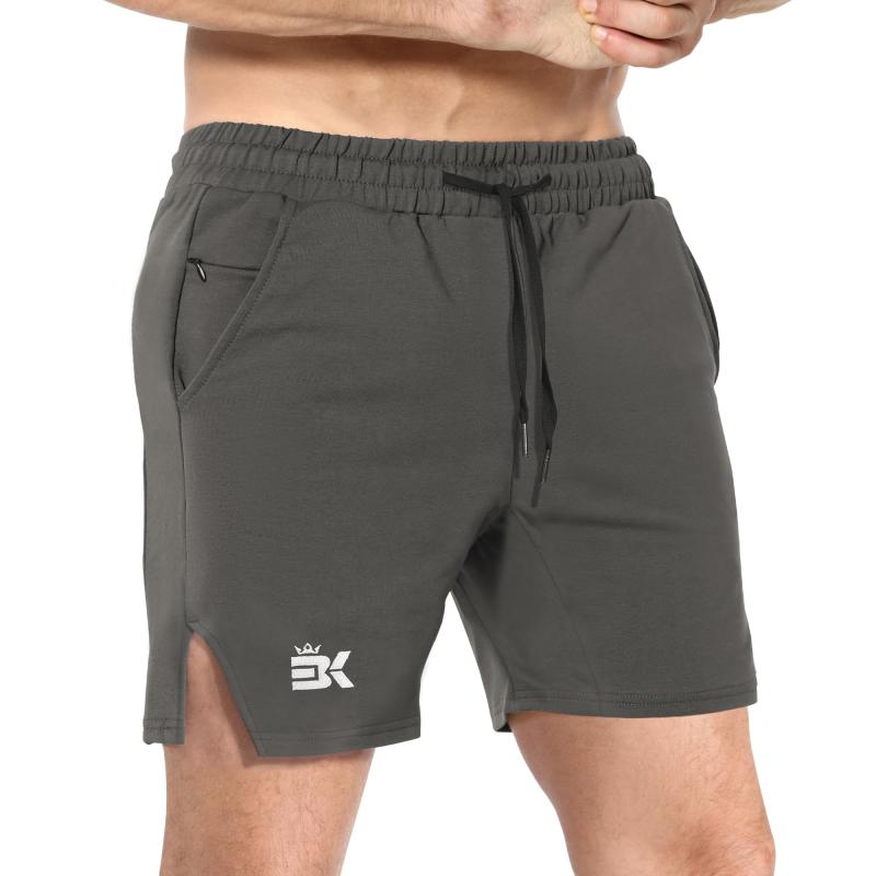 メンズ 隠ジップ トレーニング ハーフパンツ スポーツ パンツ 短パン 通気性 ジム 筋トレ ショートパンツ トレーニングウェア ジム半ズボン スポーツウェア トレーニングパンツ フィットネ