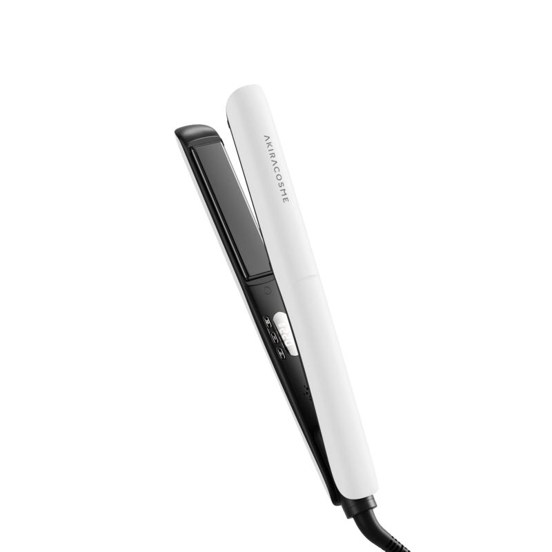 Akiracosme ヘアアイロン ストレート 2way 25mm ストレートナー 140℃～220℃の9段階温度調節 立ち上げ最短約8秒 痛まない ヘアケア 海外対応 マイナスイオン デジタル表示 自動電源オフ プロ仕様