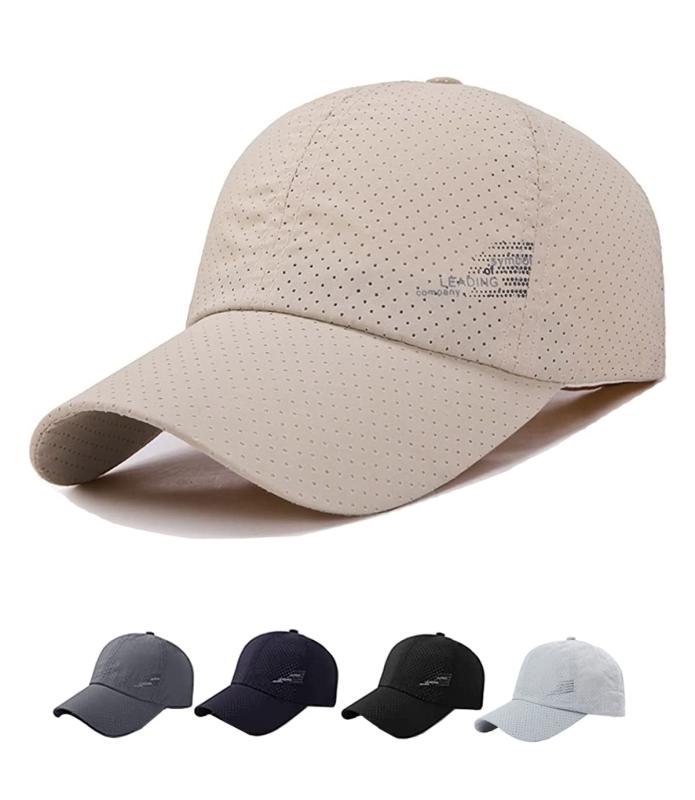 [KMOLY] メッシュキャップ メンズ 速乾 通気 UVカット 日焼け防止 春夏 紫外線対策 アウトドア 日よけ野球帽 ゴルフ 登山 釣り ランニング ジョギング 熱中症予防 男女兼用 …