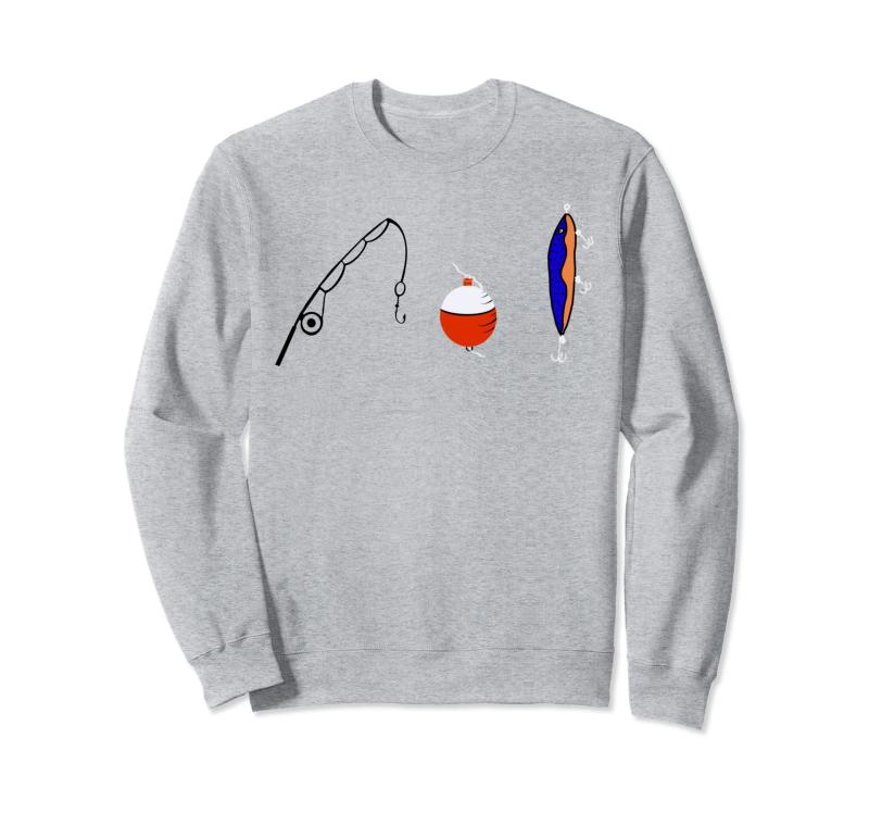 釣り竿、ボバー、ルアー。 トレーナー釣りはスポーツやレクリエーションにもなります。 釣竿、ボバーとルアーをつかみ、最近の湖、川、海へ向かう。釣り好きの夫、妻、息子、娘、兄弟、姉妹、おじさん、叔母さん、ボーイフレンド、ガールフレンド、友人への...