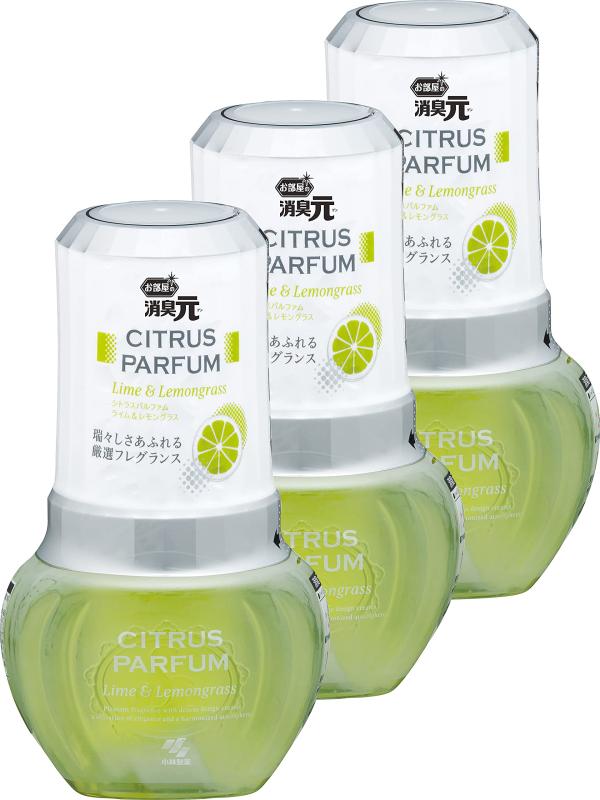 お部屋の消臭元 シトラスパルファム ライム&レモングラス 消臭芳香剤 部屋用 400ml(3)