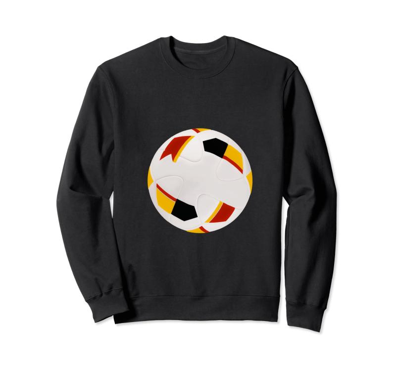 楽しいサッカーボールTシャツ。クールなサッカーボールデザイン、楽しい外観。 トレーナー