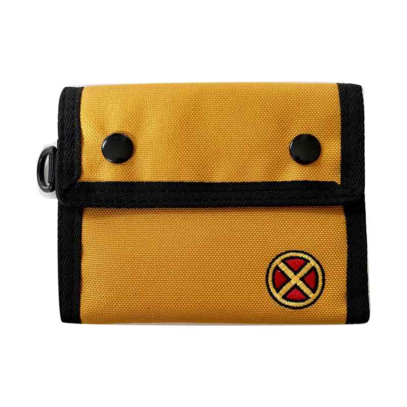[スモール・プラネット] マーベル 刺しゅう三つ折り財布 X-MEN アイコン イエロー