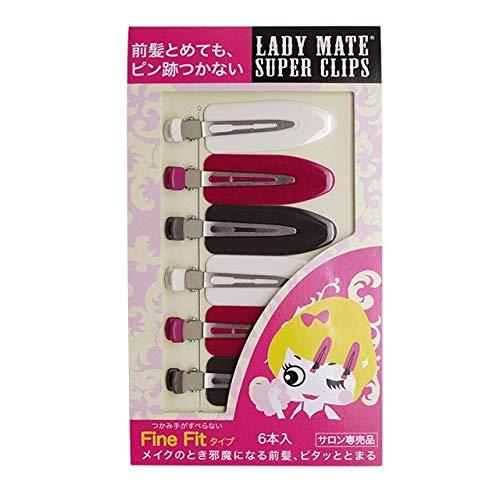 乐天商城 - エバーメイト レディメイト スーパークリップ FIne-fit 6本入 ブラック 1袋
