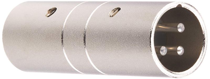 TRUE DYNA トゥルーダイナ 変換コネクター XLR(M)/XLR(M) TDX302メタルBODY仕様のオーディオ変換用プラグXLR(M) - XLR(M)　( )内…M=オス/F=メスキャノン・ケーブルの変換マイクや器材関係に必要なバランス系メーカー側の意匠変更により、予告なく外観上のデザイン・カラー等が変わる場合がございます