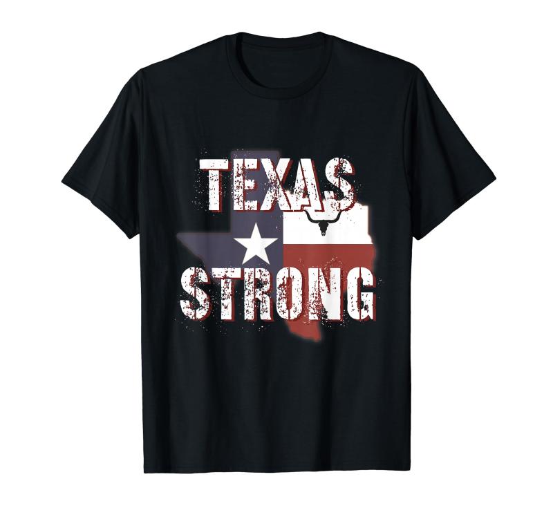 テキサスのプライド。テキサスのように強い。誇り高いテキサス州、ロンスター Tシャツ