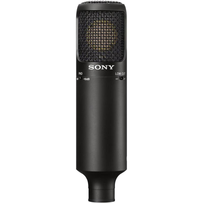 ソニー(SONY) 単一指向性コンデンサーマイク 日本製 φ25マイクカプセル C-80 ブラック