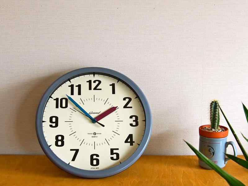 トラディションアコースティック Grand Wall Clock 壁掛け時計 グレー φ32cm 日本製 [3]