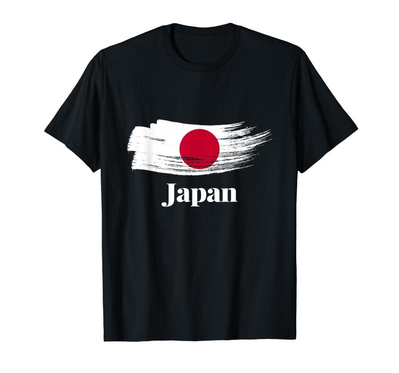 I Love Japan Graphic Tee Shirts & Cool Japan Flag Designs Tシャツ