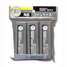Toilet Articles - ナカトシ産業 コインケース 500円用 50枚収納 角型 キーリOCK グレー