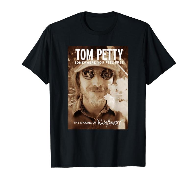 トム・ペティ Somewhere You Feel Free The Making of Wildflowers Tシャツ