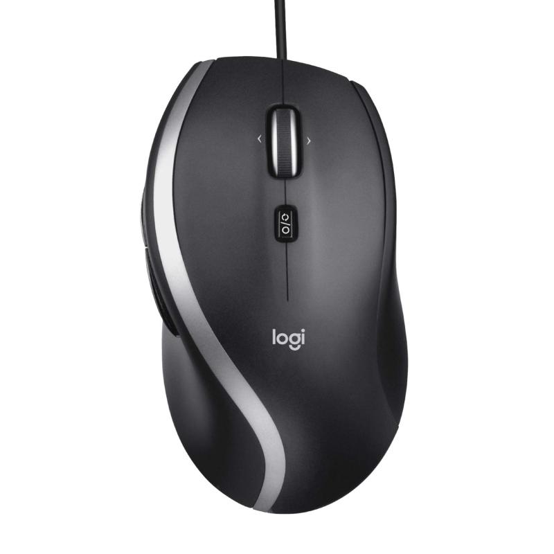 Optical Mouse - ロジクール 有線 マウス M500s 高速スクロールホイール 7ボタン USB ブラック 有線マウス 4000dpi M500 windows mac chrome