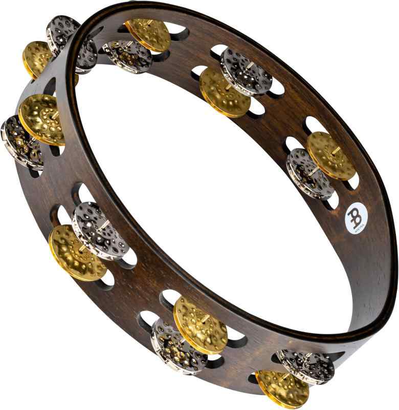MEINL Percussion マイネル タンバリン Vintage Wood Tambourine Dual-Alloy Jingles TA2VM-WB 【】