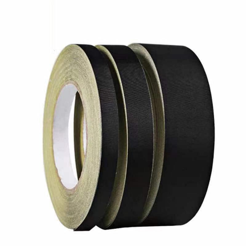 アセテートクロス粘着テープ 電気絶縁用 布絶縁テープ ハーネステープ 結束用 [黒]