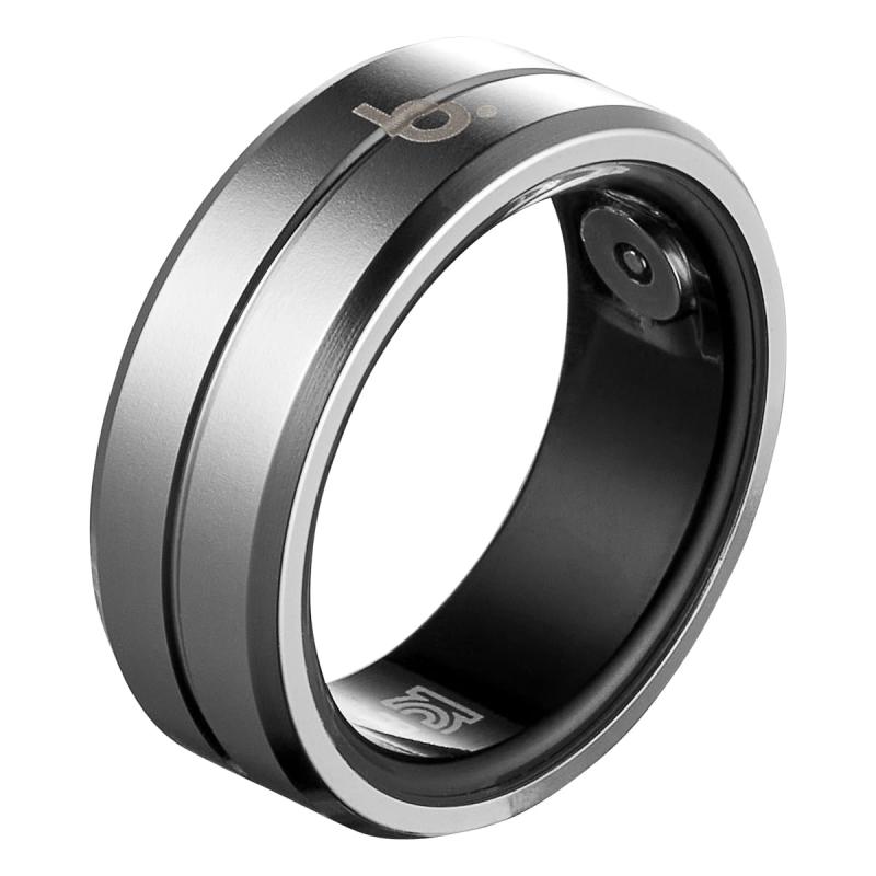 b.ring スマートリング ブリング 健康管理 睡眠管理 最大9日間持続 Android iPhone対応 専用アプリ 超軽量 IP68 防水 歩数計 日本語取扱説明書/磁気充電ケーブル付き