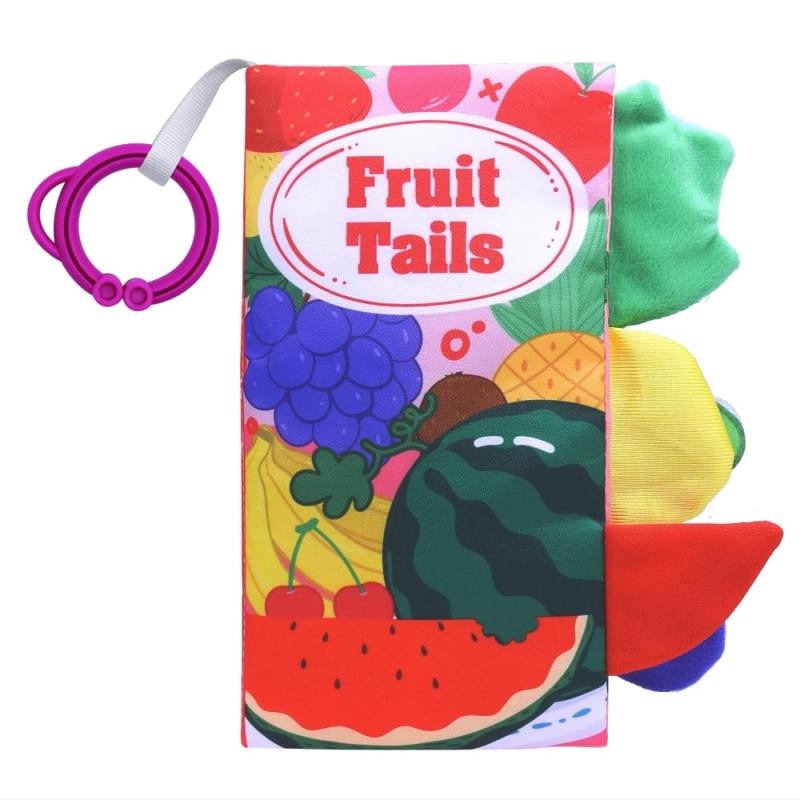 Yufirie 0歳からの布絵本 布えほん ソフトブック 指遊び 赤ちゃん 新生児 ベビー 出産祝い 仕掛け 洗えるもの 音が鳴る