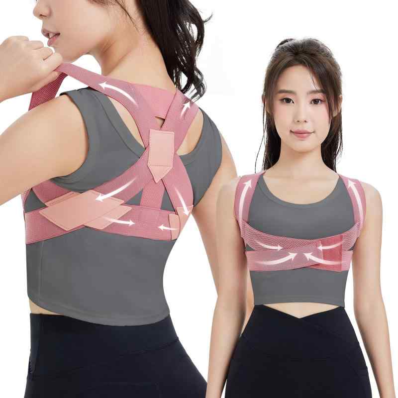 YIMEIER 姿勢サポーター 通気性 脱着簡単 猫背ベルト サポータ...(3.0)