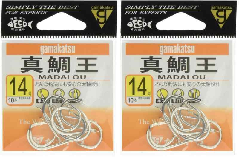 がまかつ(Gamakatsu) 真鯛王 (銀) 釣り針 各種