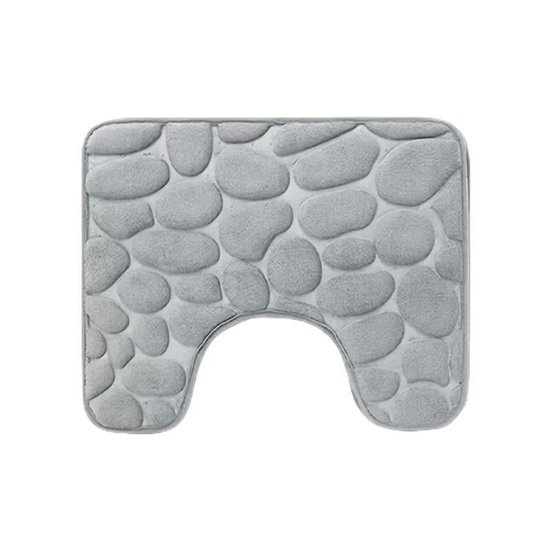 トイレマット トイレカーペット トイレ足元 ふわふわ カーペット 吸水速乾 お手洗い U型 トイレ床マッ..