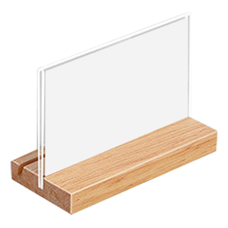 PAVIKE 値札立て アクリルプライスカード プライススタンド カード立て ポップスタンド プライス展示 P..