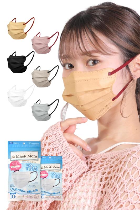 マスクモア4Dマスク冷感マスク不織...