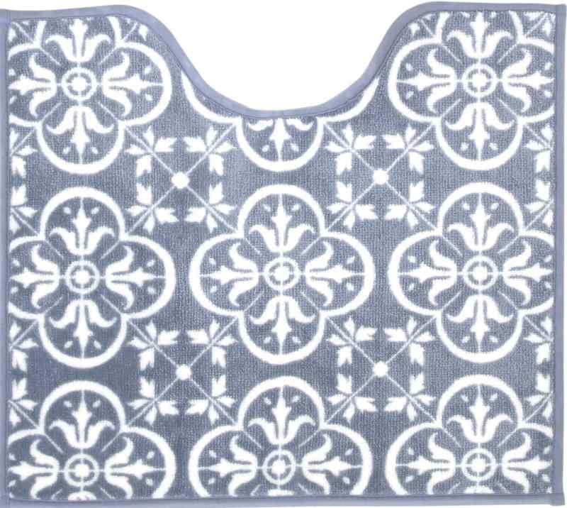 Toilet Mats - カラーショップ トイレ足元マット タイル スモークブルー
