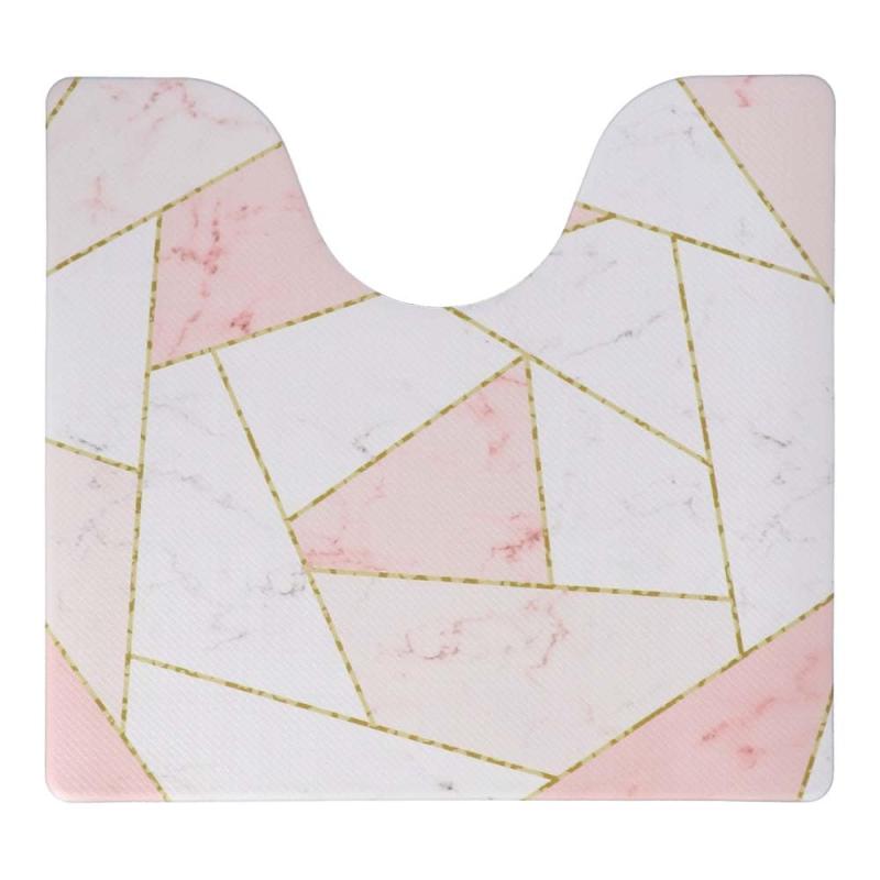 コーナンオリジナル LIFELEX 拭けるトイレマットMサイズ 大理石柄 ピンク SL21-5474●サイズ55×60cm ●材質：塩化ビニル樹脂