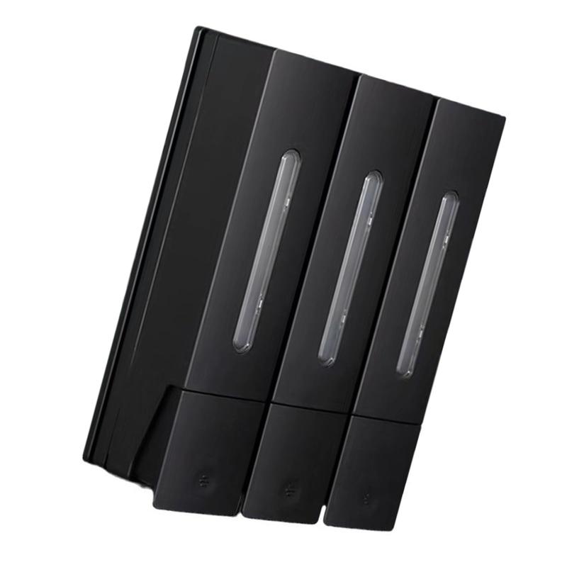 シャンプーディスペンサー ディスペンサー 大容量 壁掛け 400ml 詰め替えボトル 簡単取り付け 洗面所 浴室【壁付けタイプ】取り付け工事は不要です壁掛けシールがセットになっているので、浴室や洗面台の金属製の壁にも取り付け可能です。浮かし...