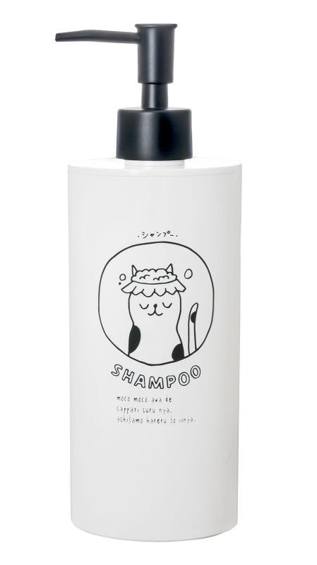 割れにくい ディスペンサー シャンプー 約500ml neco 日本製 18-456163