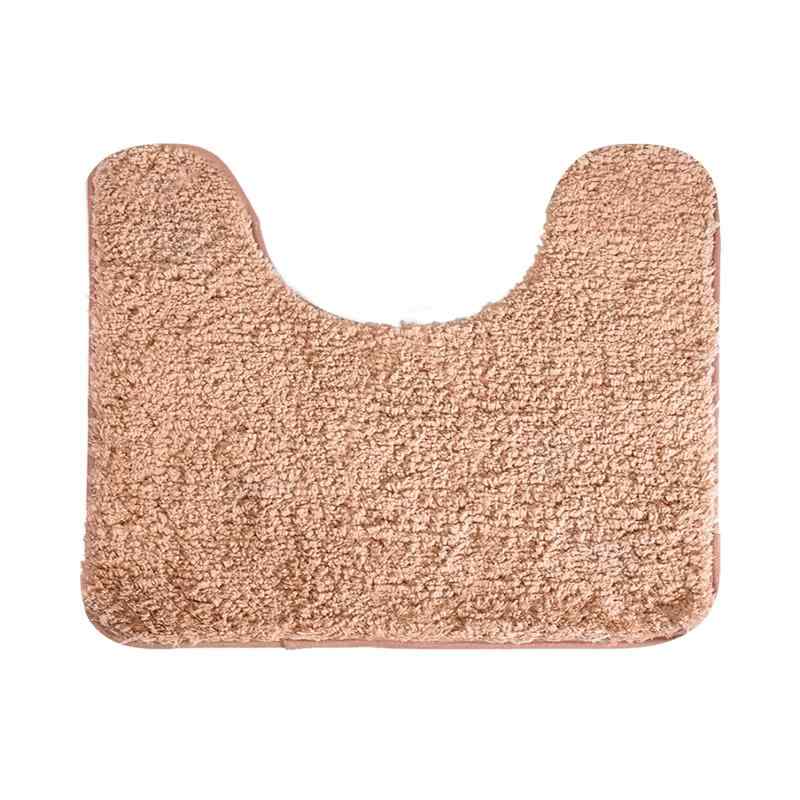 PAVIKE トイレマット u 型 洗える おしゃれ約 50cm×40cm トイレマット - 北欧 トイレ マット カーペットトイレ 無地 人気 吸水 ふかふか トイレ 滑り止めドアマット トイレ カーペット 浴室吸水マ