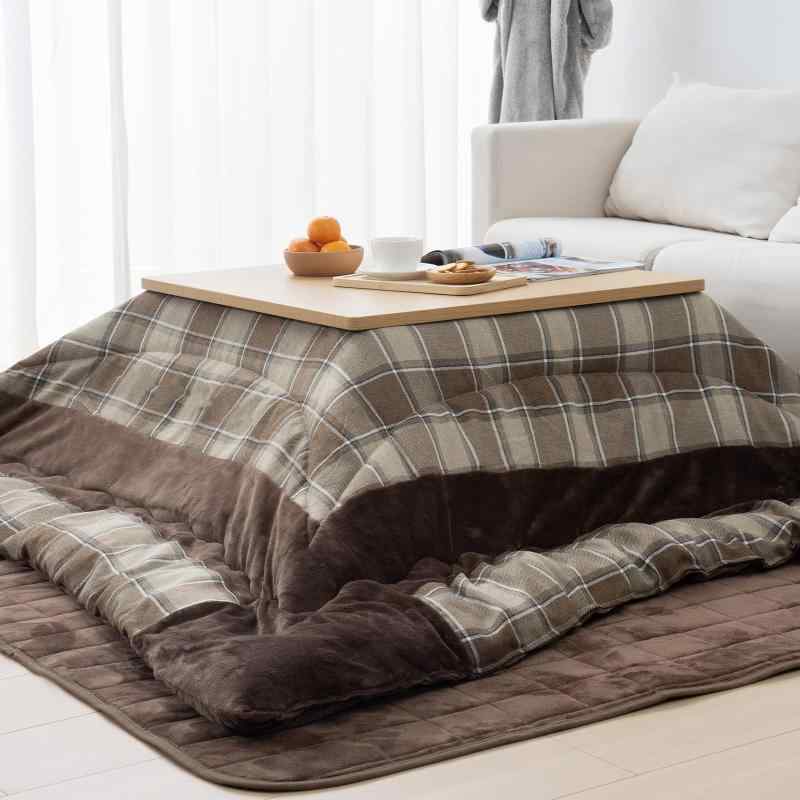HOMFINE こたつ布団 大判 単品 両面使える こたつふとん リバーシブル こたつ用布団 あったか 厚手 こ..