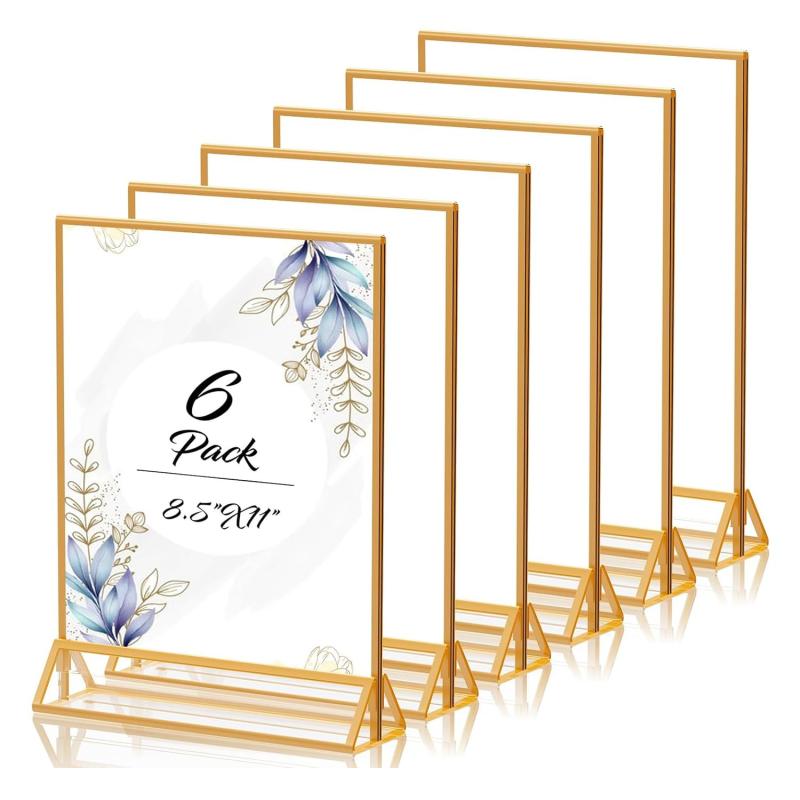 【お得！新品・未使用】仮額２点 M10号ゴールド　パネル　アクリル板　6点セット お得！新品・未使用】仮額2点 M10号ゴールド パネル アクリル板 6