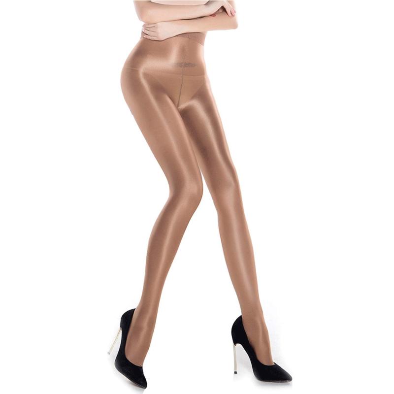 [Byuuu] 光沢 レディース ストッキング オールスルー ダンス タイツ 舎賓靴下 美脚 パンティストッキング キラキラ シャイニー ラメ70デニール パンスト