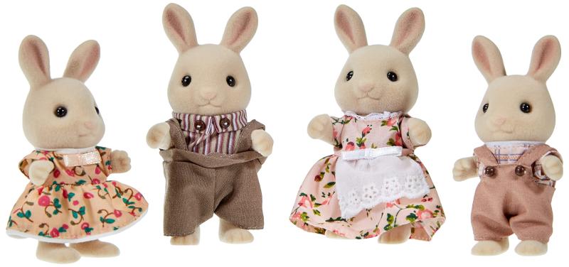 (Family) - Sylvanian 4108 Families Milk Rabbit Family