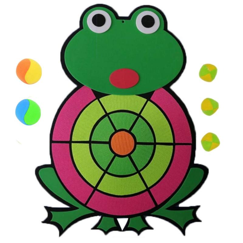 (APOSITV)的 おもちゃ ターゲット ボール 的あて 粘着式 ボールターゲット ボール5個付き 室内 屋外