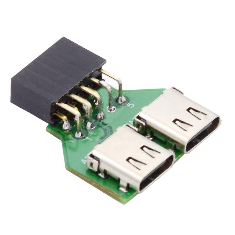NFHK USB 3.1 タイプ C USB-C 女性から USB 3.0 マザーボード 19pin 20pin ヘッダーアダプター PCBA