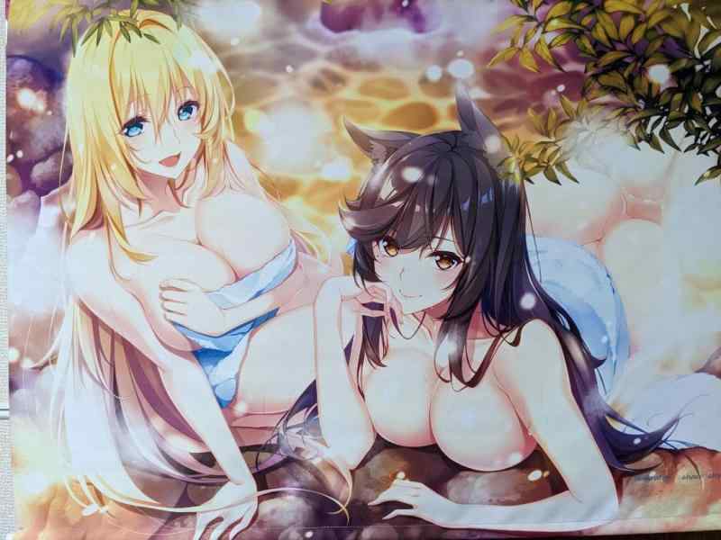 C94 温泉B2タペストリー choco chip アズレン 艦これ W愛宕