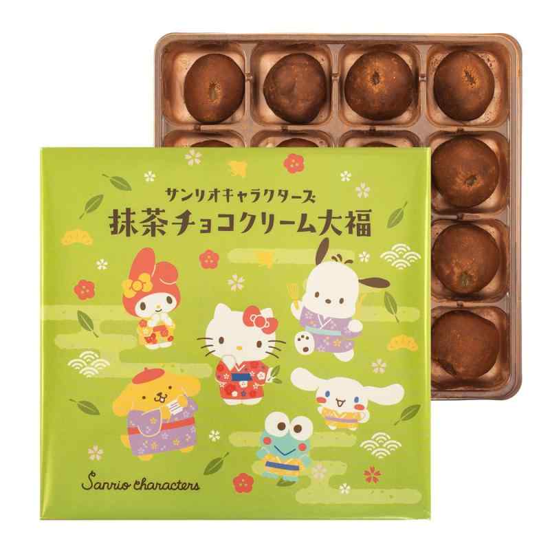 長登屋（ナガトヤ）サンリオキャラクターズ 抹茶チョコクリーム大福