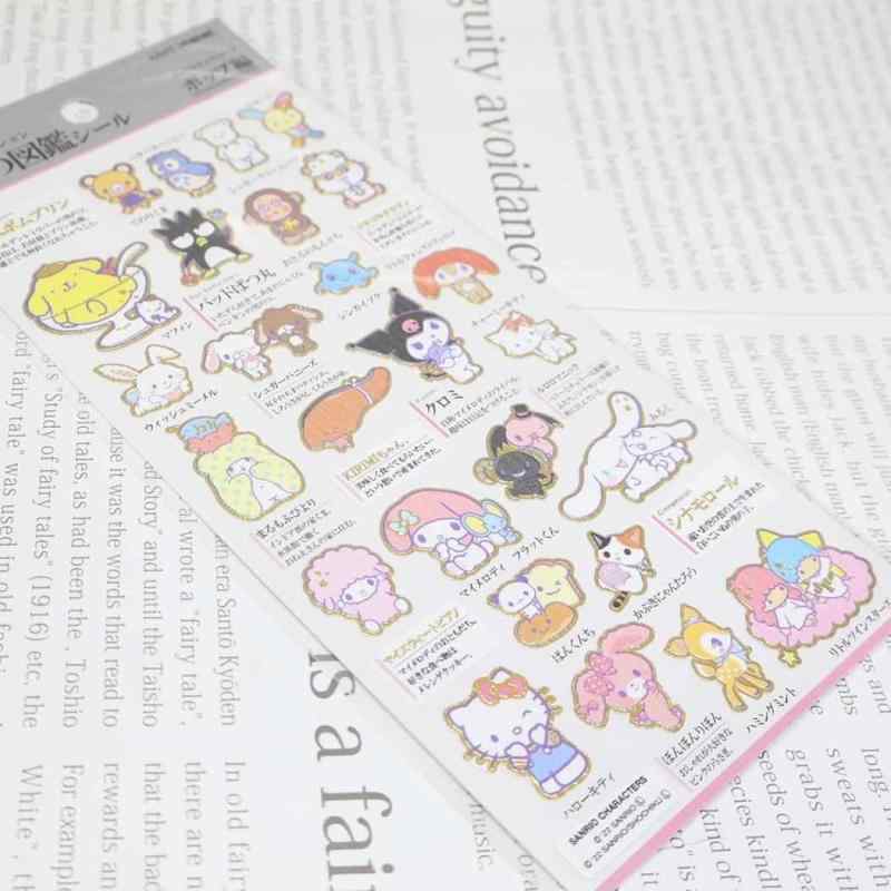 サンリオキャラクターズ[シールシート]大人の図鑑シール/ポップ サンリオ