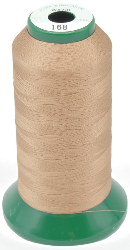 FUJIX (フジックス) キング スター ミシン 刺しゅう糸 120/2(No.40)/2000m COL. 168 ポリエステル100％ 4731