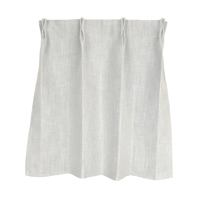 Other - カフェカーテン おしゃれ かわいい 北欧 Sunnyday Fabric シルヴァ ホワイト 遮像 断熱 UVカット ラメ (幅100×丈70cm) 1枚入