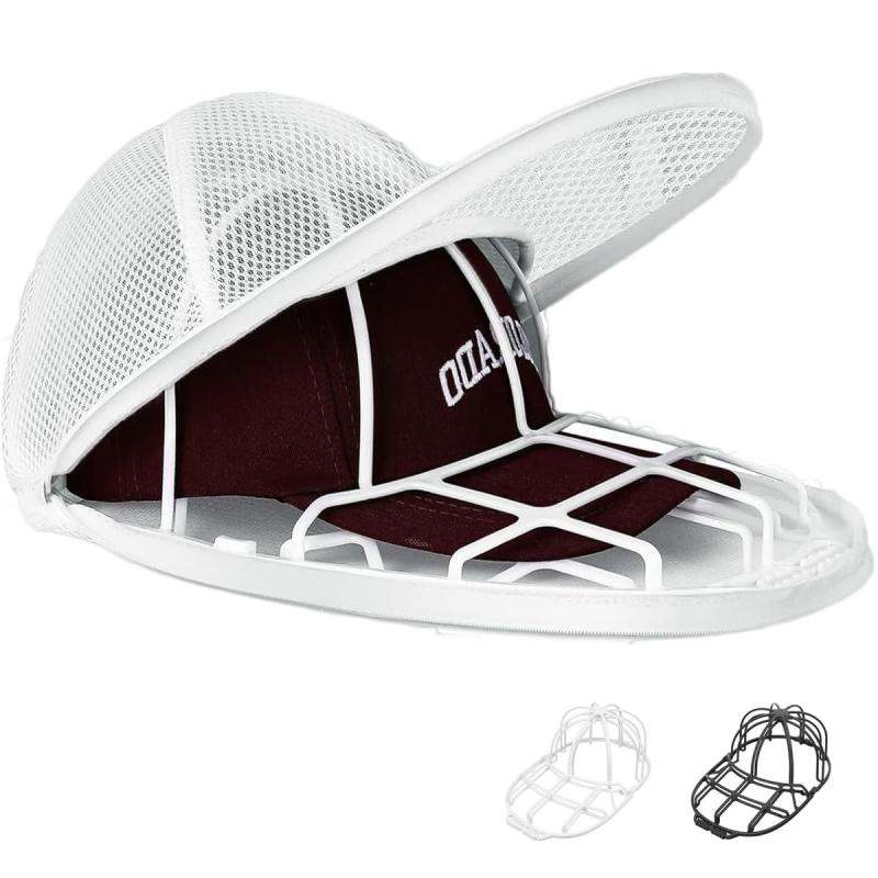 Meewtun キャップウォッシャー 帽子 洗濯 キャップ 型崩れ防止 強力洗浄 裏当て 洗濯ネット ウォッシャ..