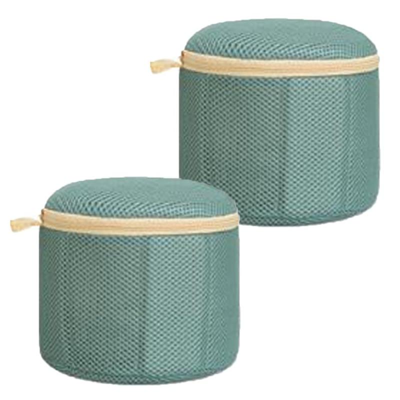 yuusaki ブラジャーネット 洗濯ネット ブラジャー ランドリーネット 円筒型 2枚セット 型崩れ防止 細かい網目 絡み傷つき防止 やさしく洗える 下着 ストッキング 帽子など適用