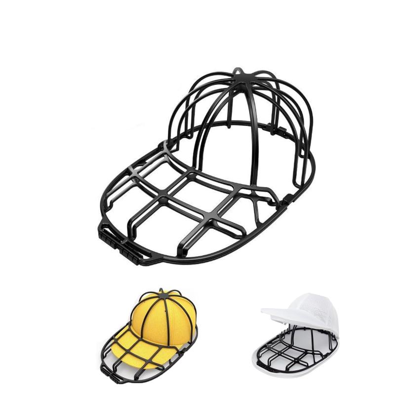 BaraRose キャップウォッシャー 帽子 洗濯 キャップ 洗濯 野球帽 洗濯機で洗う 帽子 洗濯 型崩れ防止 帽子 かたくずれ防止 キャップ 洗濯ネット付き 丸ごと洗える インストール不要